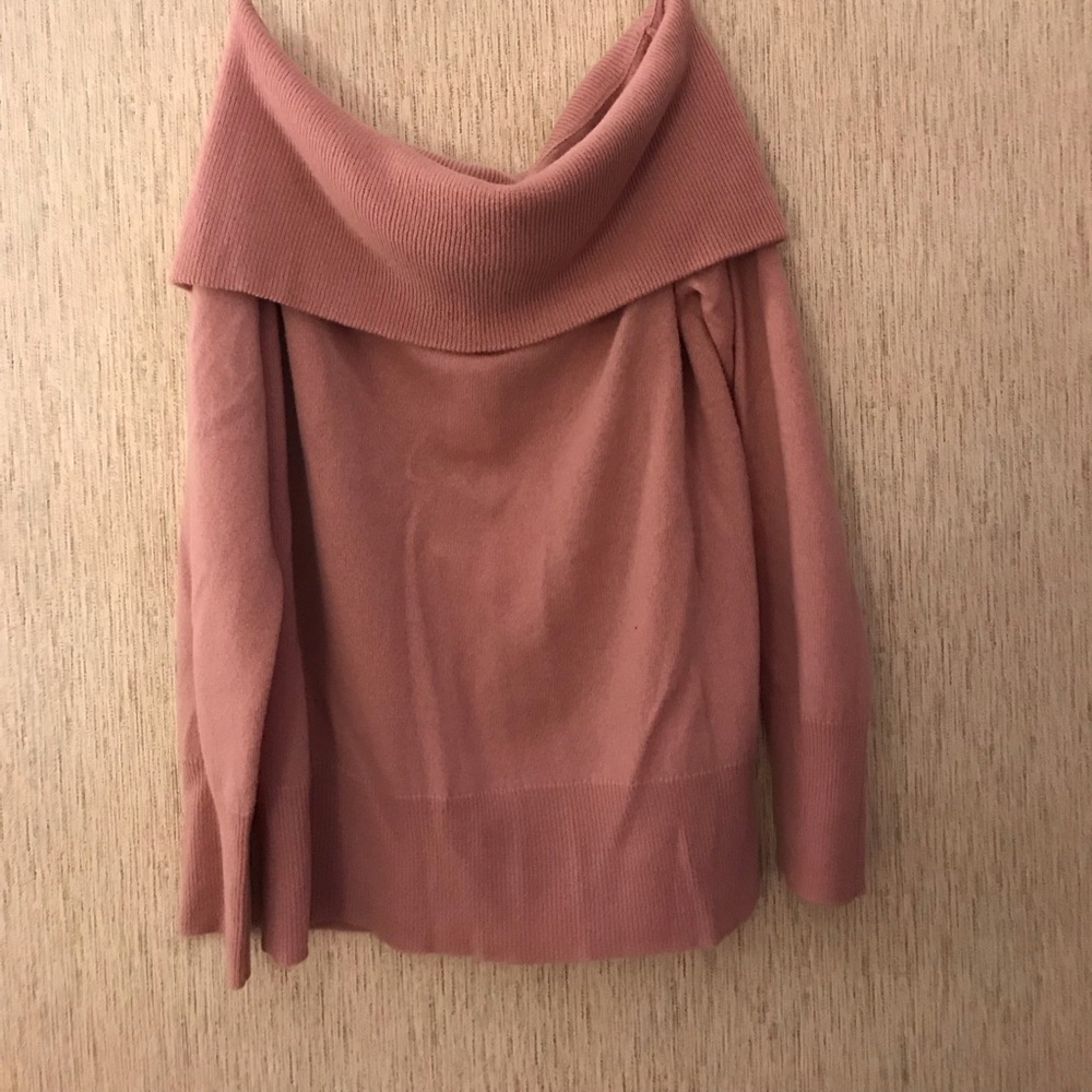 Cupcakes & Cashmere cold shoulder sweater